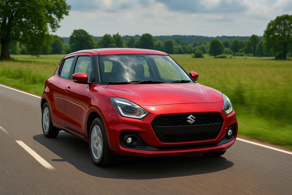 Maruti Suzuki Swift (19,200 यूनिट्स) august 2025 Five Best Selling Cars August 2025