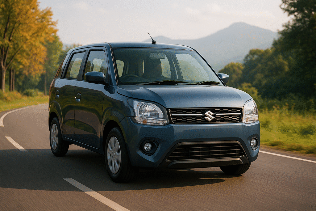 Maruti Suzuki Wagon R (17,500 यूनिट्स) august 2025 Five Best Selling Cars August 2025